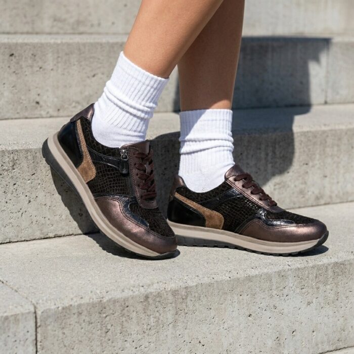 Feyn Sneakers beige Suède K-Leest