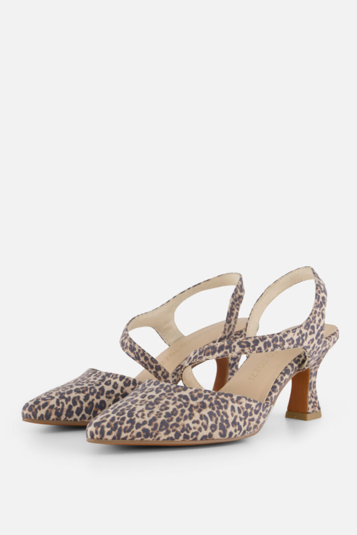 Marco Tozzi Marco Tozzi Haksandalen leopard Synthetisch – Beige