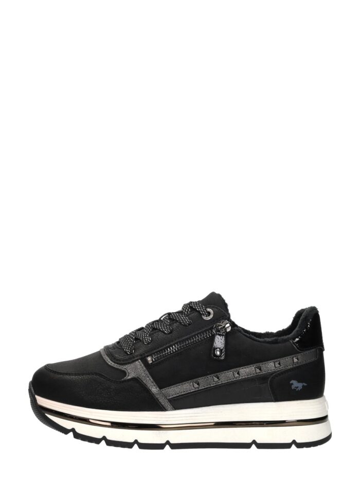 mustang Sneakers Laag – Zwart