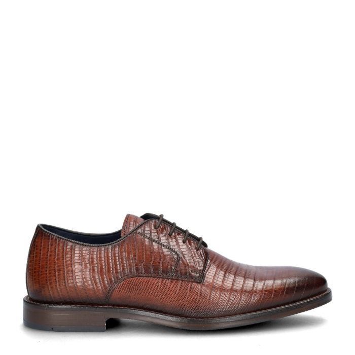 Nelson lage nette schoenen – Cognac