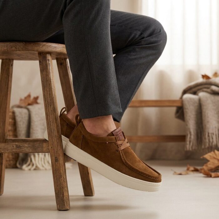 Tommy Hilfiger Tommy Hilfiger Moc Too Shoe Veterschoenen cognac