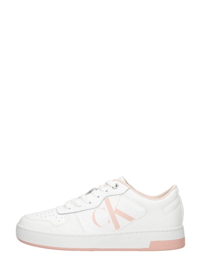 Calvin Klein Cupsole Laceup Basket Low Lth – Wit
