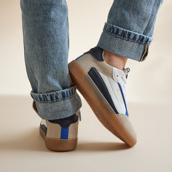 Muyters Sneakers wit Leer