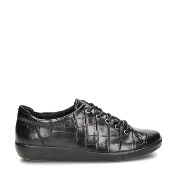 ECCO Soft 2.0 lage sneakers – Zwart