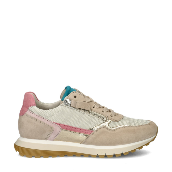 Gabor Optifit lage sneakers – Beige