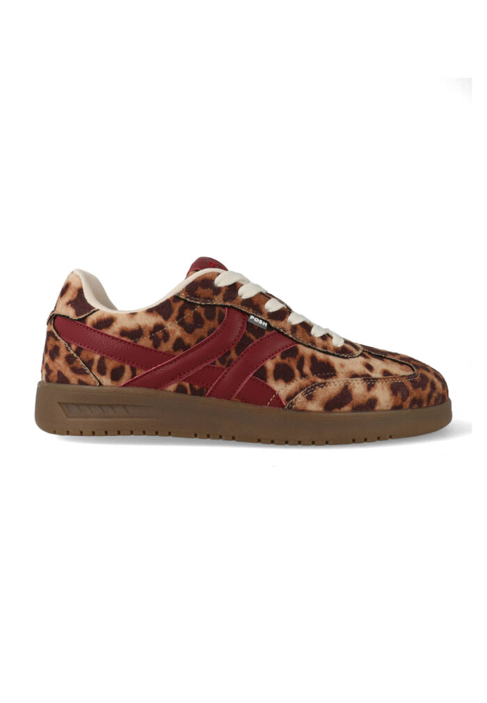 Posh by Poelman Sneakers Megan 39 Beige / Bruin / Bordeaux Rood