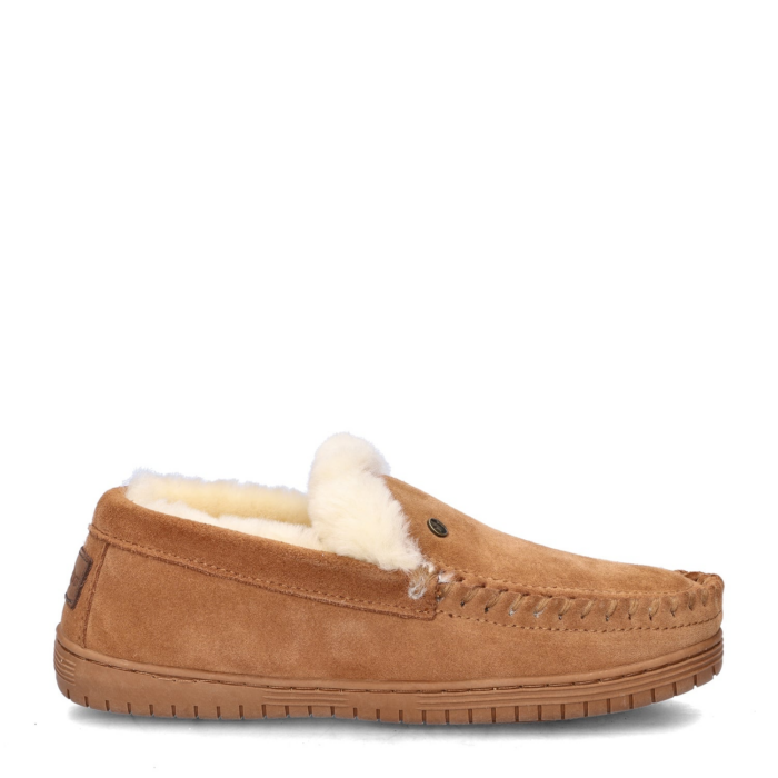 Warmbat Australia Grizzly pantoffels – Cognac