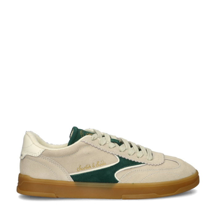 Scotch & Soda Slim lage sneakers – Beige