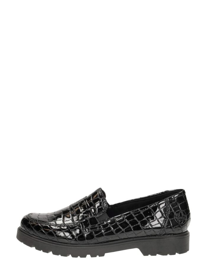 Rieker Mocassin – Zwart croco lak