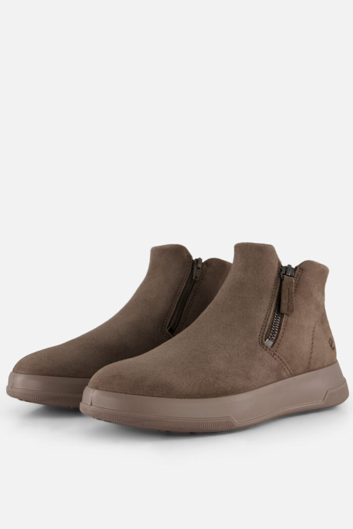 ECCO Move W Zip Enkellaarsjes taupe Suède