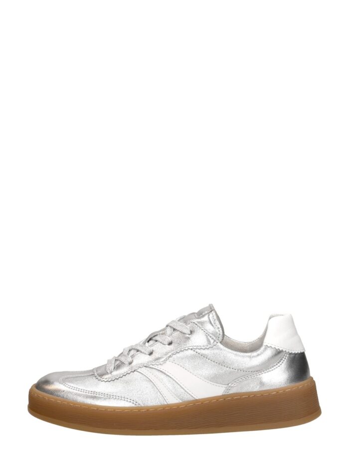Gabor Sneakers Laag Zilver – Zilverkleur