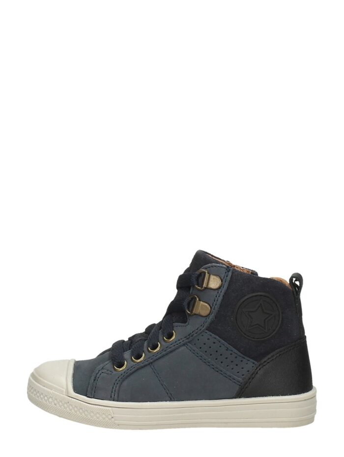 Keq Veterschoenen Hoog – Blauw