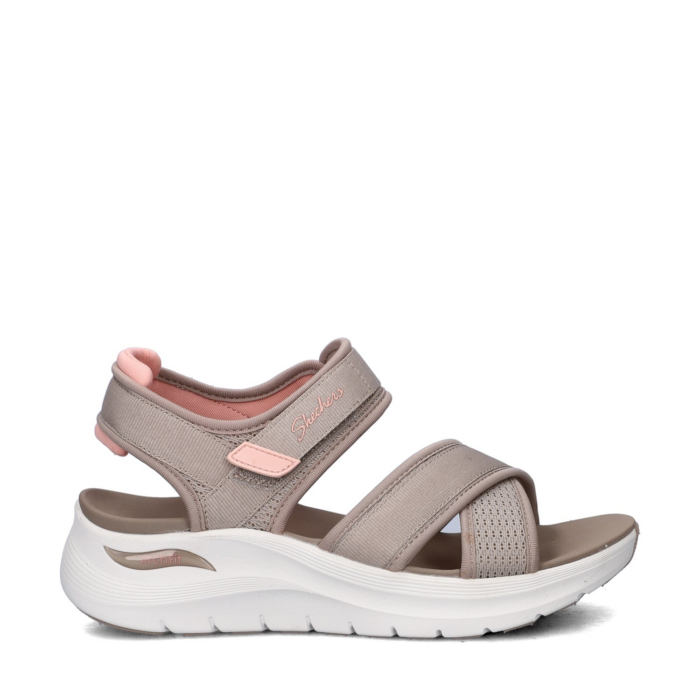 Skechers Arch Fit 2.0 Feelin’ Bright sandalen – Bruin