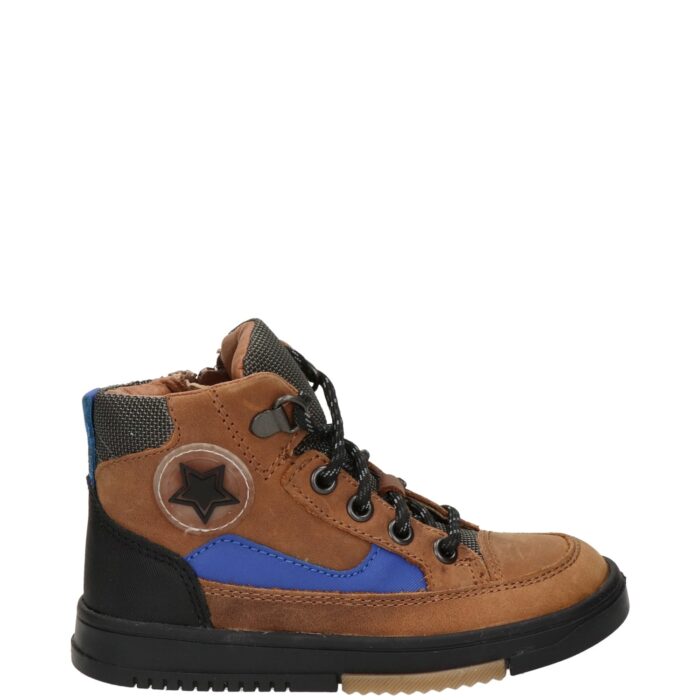 Nelson Kids hoge sneakers – Bruin