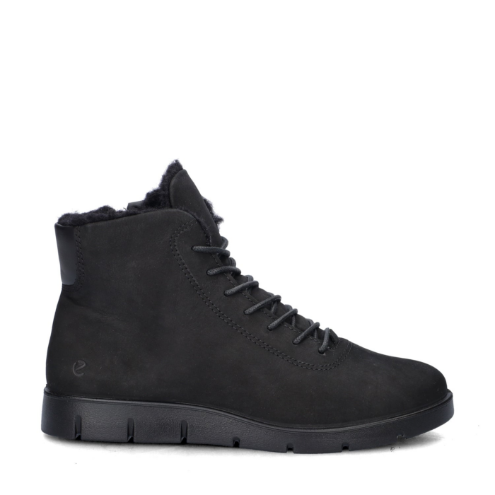 ECCO Bella Winter Veterboots zwart Nubuck