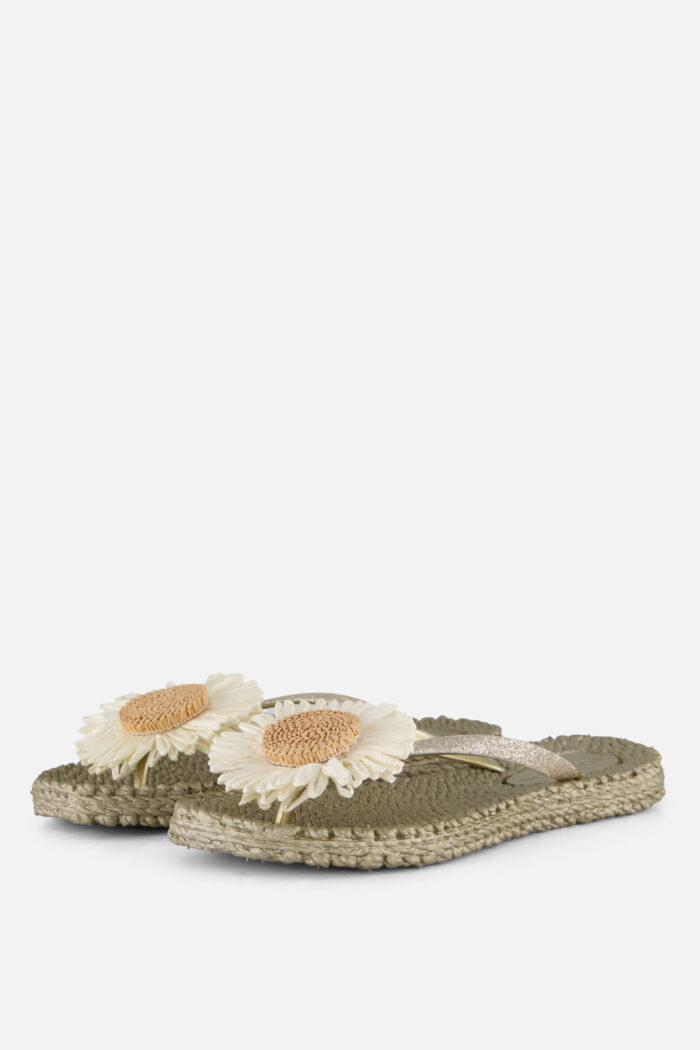 Ilse Jacobsen Ilse Jacobsen Slippers zilver Rubber