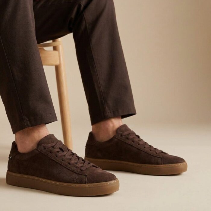 Rieker Sneakers bruin Suede
