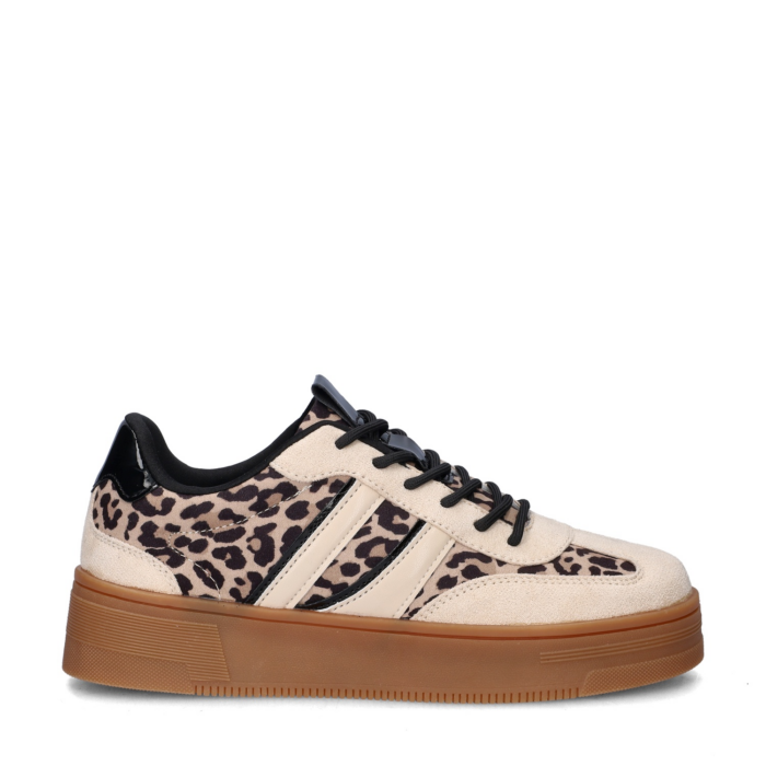 Nelson lage sneakers – Bruin
