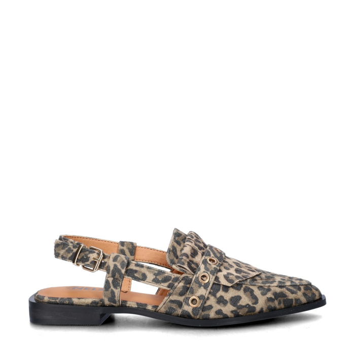 Nelson ballerinas & instappers – Bruin