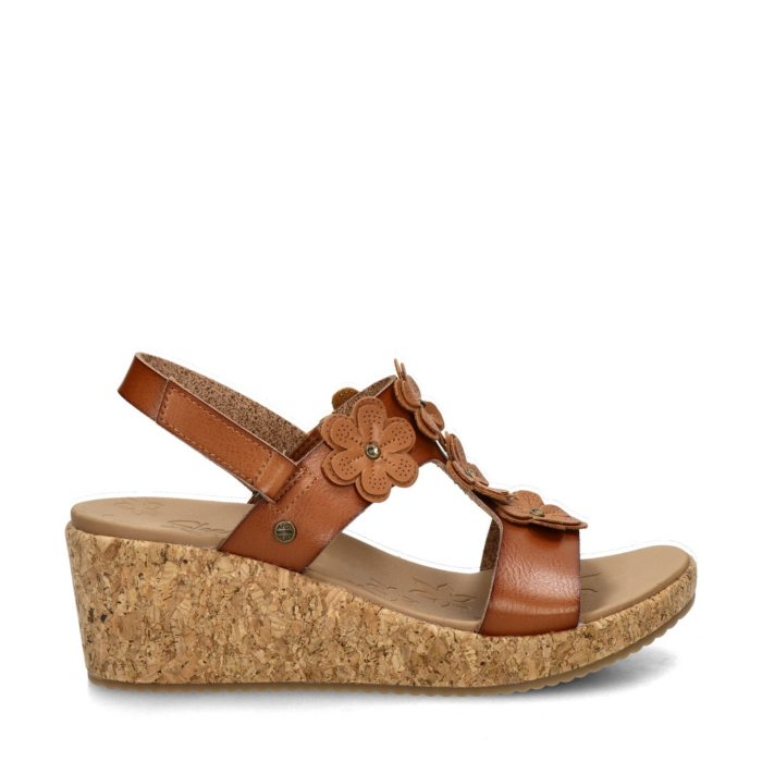 Skechers Arch Fit Beverlee sleehak – Cognac