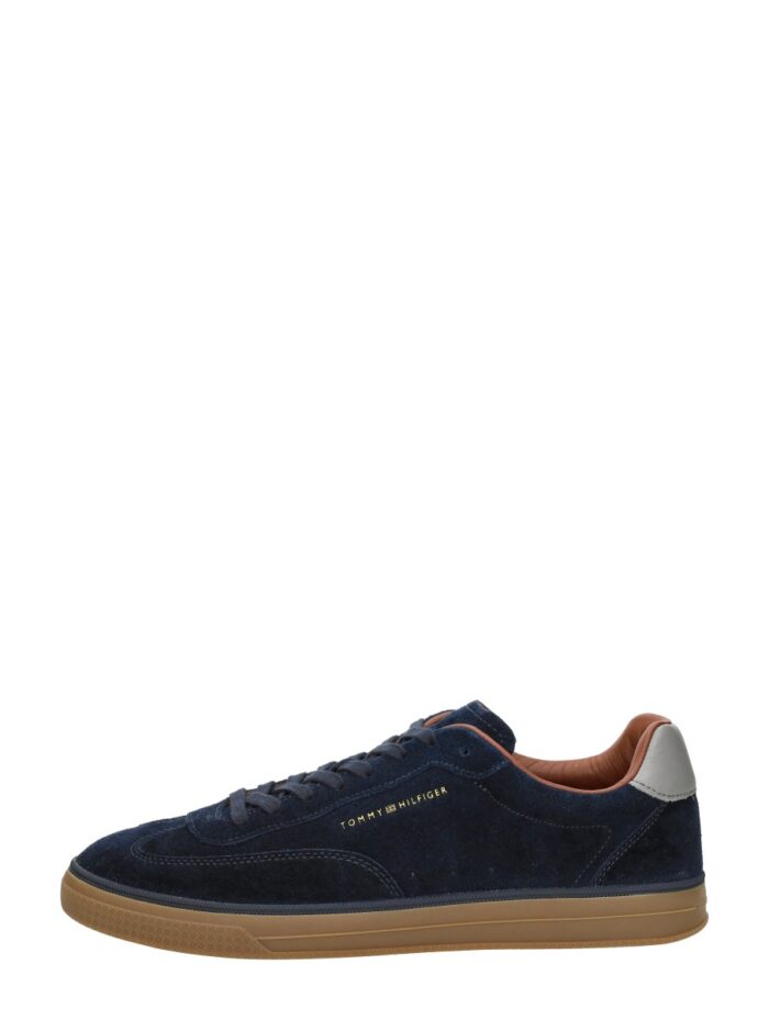 Tommy Hilfiger Th Lo Lux Suede Sneaker – Blauw