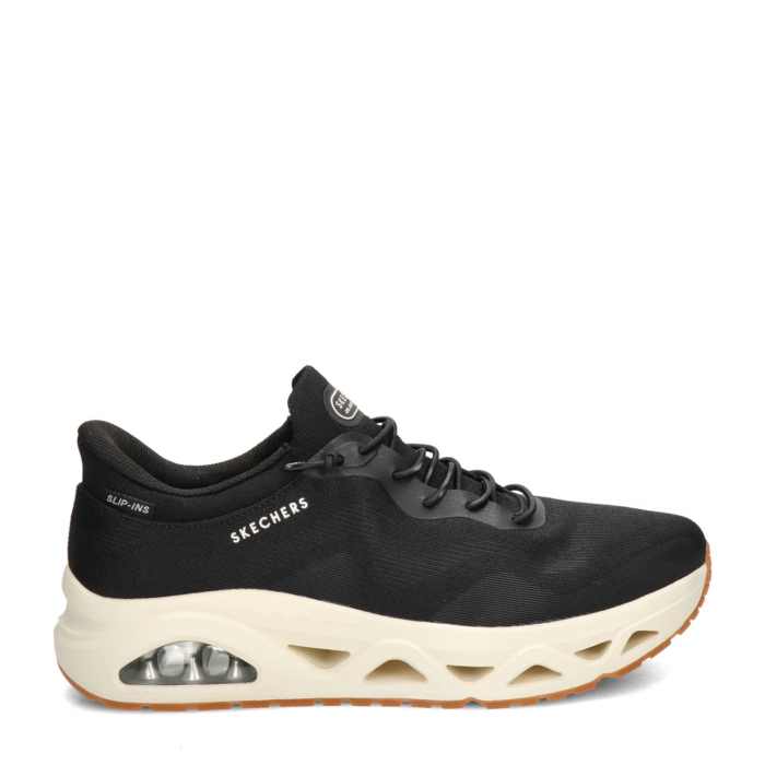 Skechers Hands Free Slip-In Uno Glide-step instapschoenen – Zwart