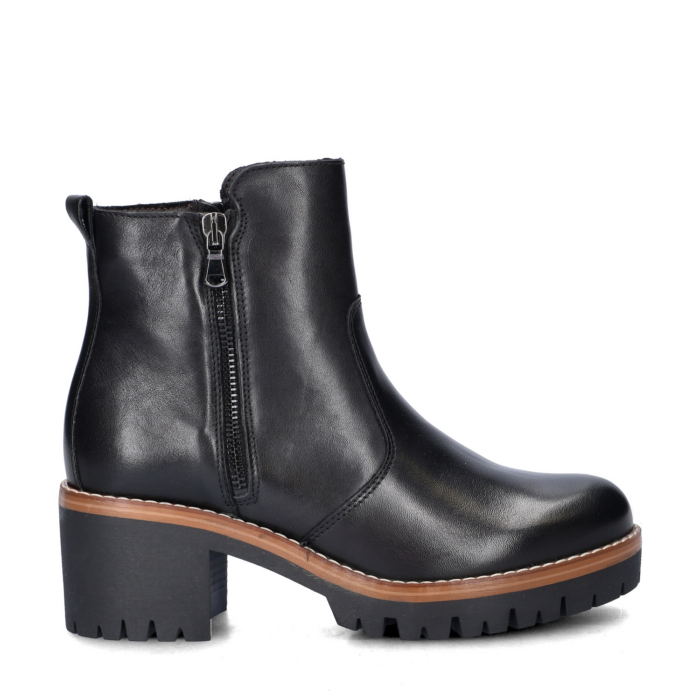 Nelson rits- & gesloten boots – Zwart
