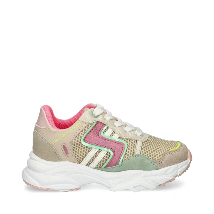 Nelson Kids lage sneakers – Beige