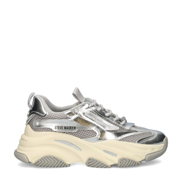 Steve Madden Possession-E lage sneakers – Zilver