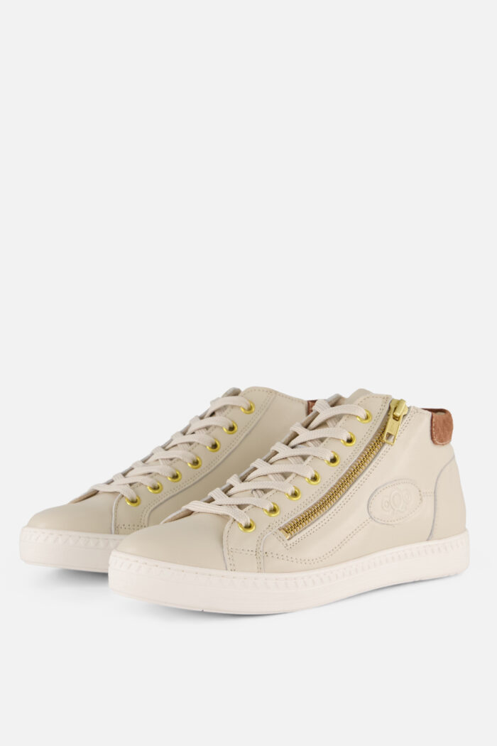 Aqa Sneakers wit Leer