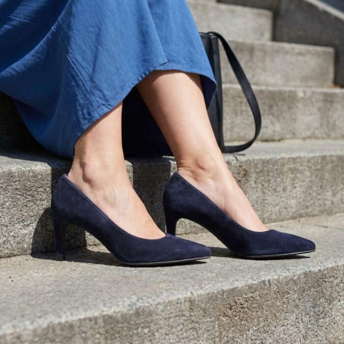 Linea Zeta Linea Zeta Pumps zwart Suede