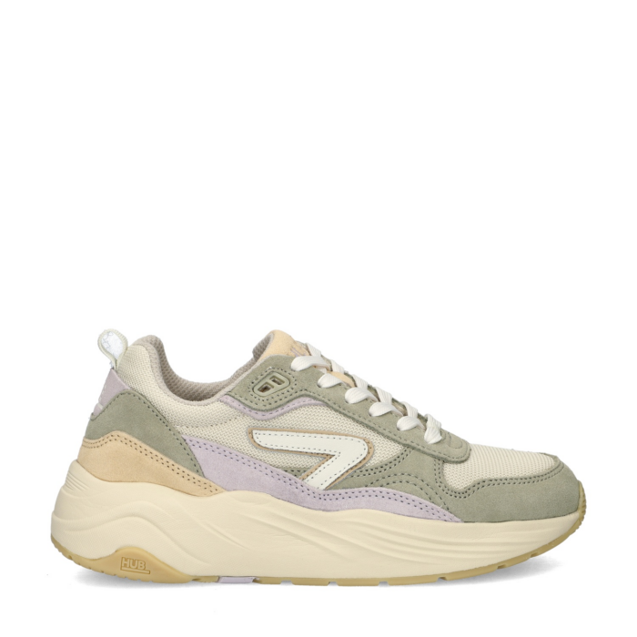 Hub Glide lage sneakers – Groen