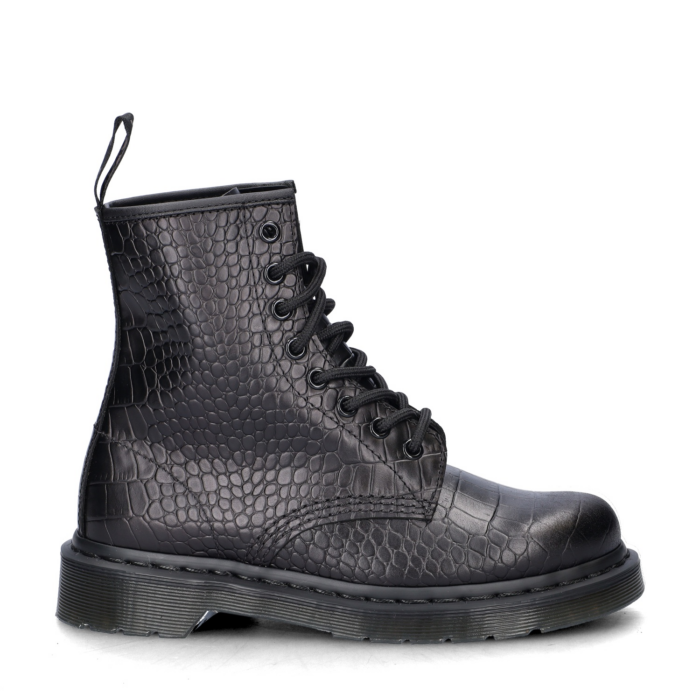 Dr. Martens 1460 Croco veterboots – Zwart