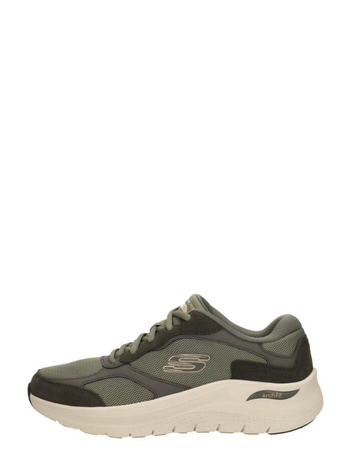 Skechers Arch Fit 2.0 Sneakers groen Suede