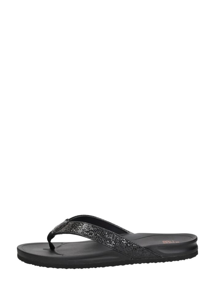 Sub55 Teenslippers Zwartlak – Zwart lak
