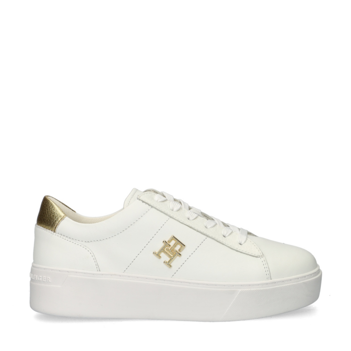 Tommy Hilfiger Sport Platform Court lage sneakers – Wit
