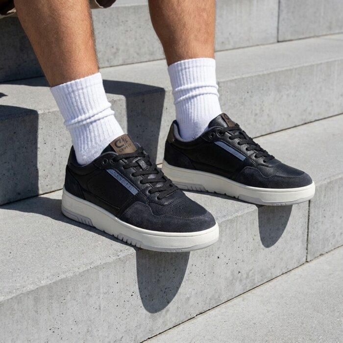 Cruyff Endorsed Sport Sneakers zwart Leer