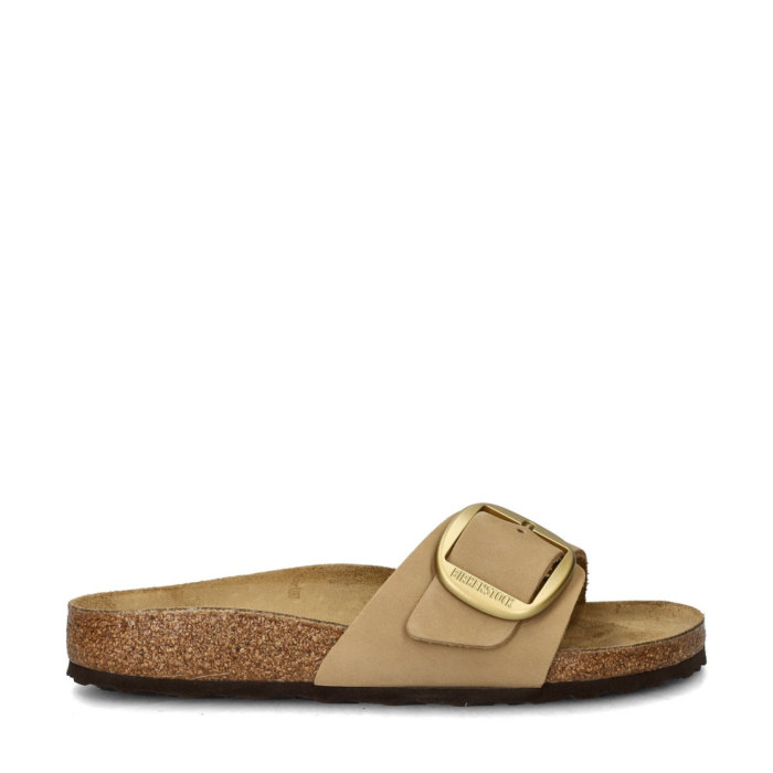 Birkenstock Madrid Big Buckle sandalen – Beige